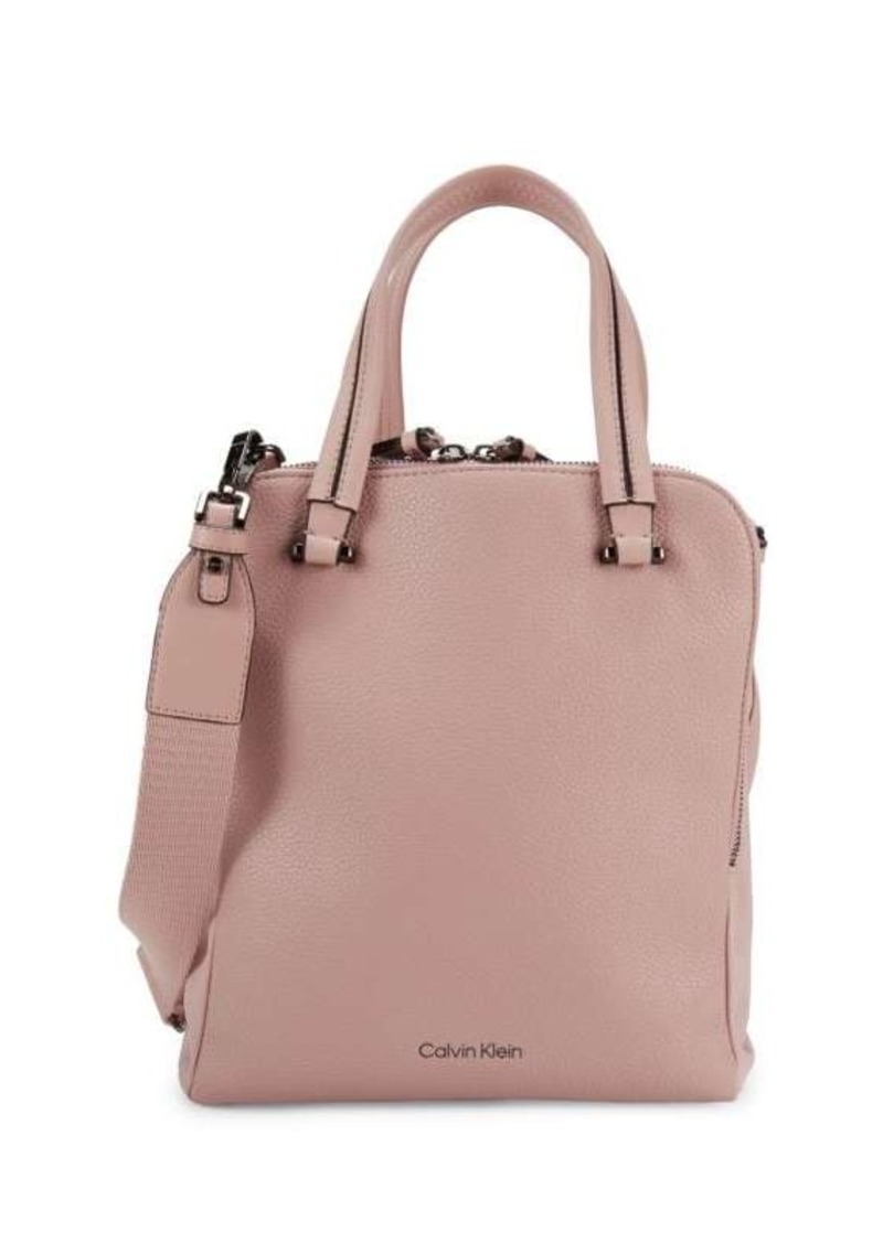 Calvin Klein Textured Top Handle Bag