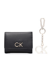 Calvin Klein tri-fold wallet-keychain set