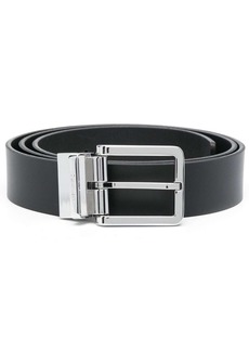 Calvin Klein two-buckle leather belt