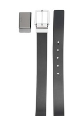 Calvin Klein two-buckle leather belt