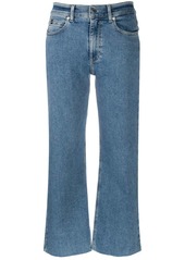 Calvin Klein wide-leg cropped jeans