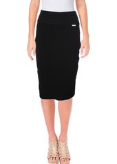 Calvin Klein Womens Knee-Length Power Stretch Pencil Skirt