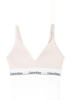 Calvin Klein Modern Cotton Lightly Lined Triangle Nursing Bra