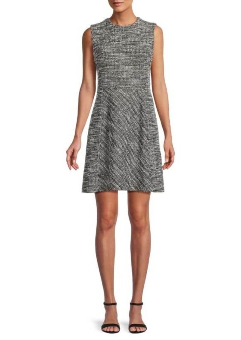 Calvin Klein Wool Blend Sheath Mini Dress