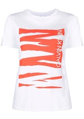 Calvin Klein zebra-print T-shirt