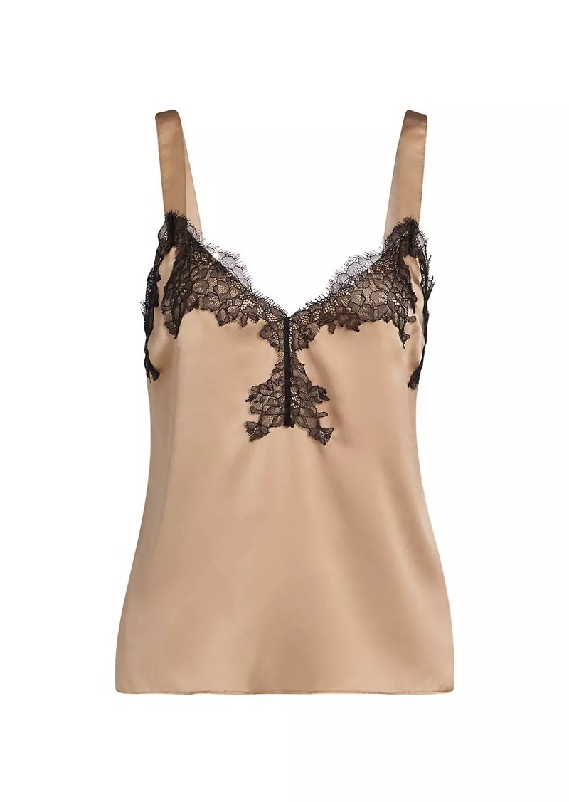 Cami NYC Beatrice Lace-Trim Silk Camisole