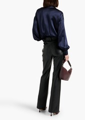 Cami NYC - Belkis embellished silk-satin bodysuit - Blue - XS