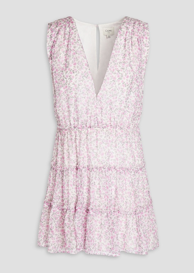 Cami NYC - Egle floral-print silk-chiffon mini dress - White - L
