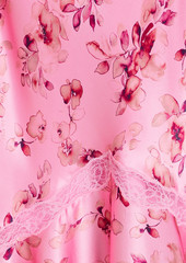 Cami NYC - Florentina floral-print silk-satin midi dress - Pink - US 8