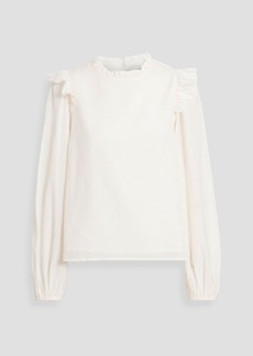 Cami NYC - Georgine ruffled cotton-blend voile blouse - White - XXS