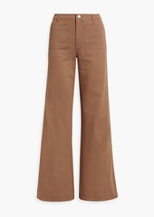 Cami NYC - Makena cotton-blend twill wide-leg pants - Brown - US 2
