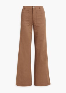 Cami NYC - Makena cotton-blend twill wide-leg pants - Brown - US 0