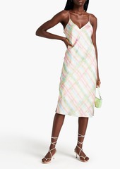 Cami NYC - Printed silk-satin slip dress - Pink - XS