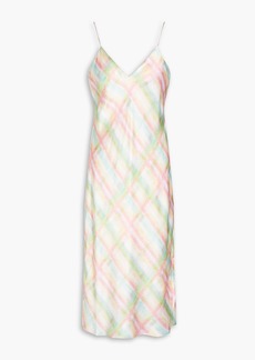 Cami NYC - Printed silk-satin slip dress - Pink - XS