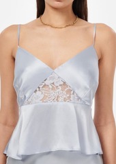 CAMI NYC Adelaide Silk Peplum Camisole