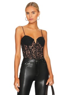 CAMI NYC Anne Corded Lace Bodysuit