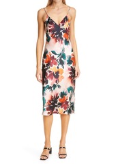 CAMI NYC The Raven Autumn Floral Silk Camisole Dress
