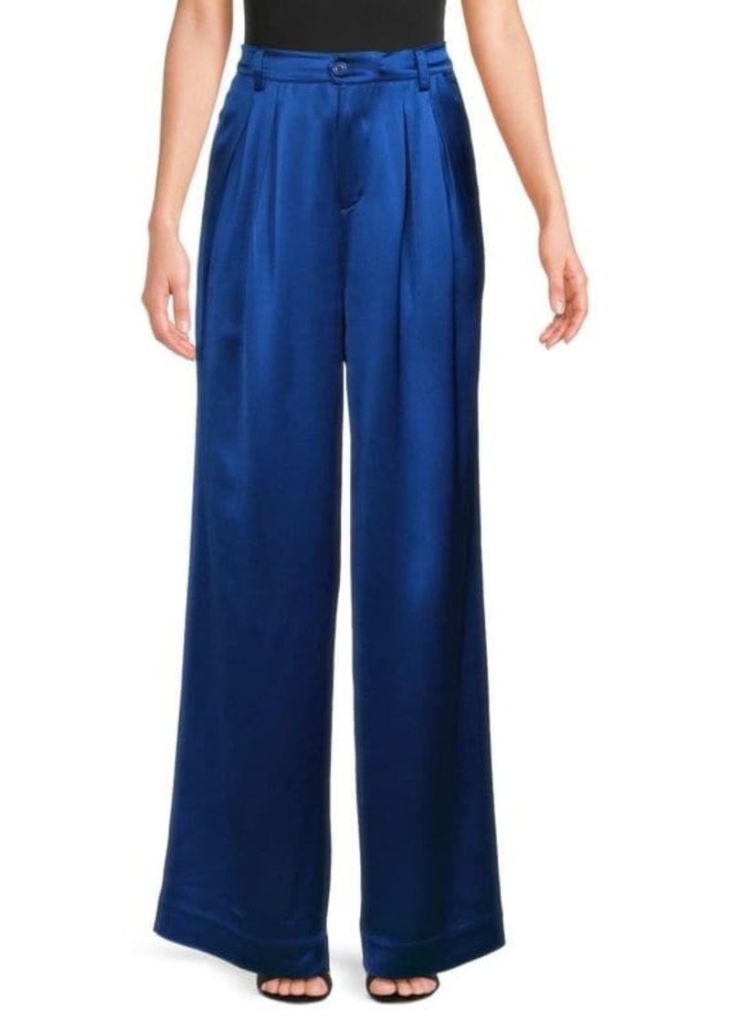 Cami NYC Davina Satin Pleated Pants