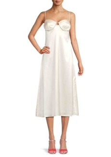 Cami NYC Dorthea Faux Pearl Embellished Midi Dress