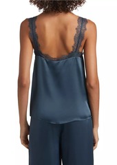 Cami NYC Janeiro Lace-Trim Silk Camisole