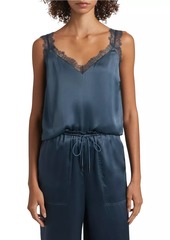 Cami NYC Janeiro Lace-Trim Silk Camisole