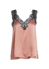 Cami NYC Lace-Trimmed Silk Blouse
