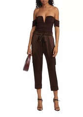 Cami NYC Louis Off-The-Shoulder Ruched Bodysuit