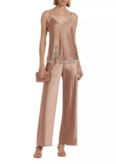 Cami NYC Lynette Silk Lace Slit Camisole