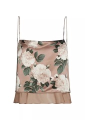 Cami NYC Malaga Floral Satin Cropped Camisole