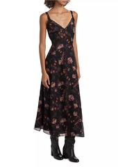 Cami NYC Nairobi Floral Silk Sleeveless Maxi Dress