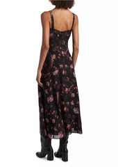 Cami NYC Nairobi Floral Silk Sleeveless Maxi Dress