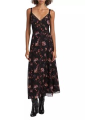 Cami NYC Nairobi Floral Silk Sleeveless Maxi Dress