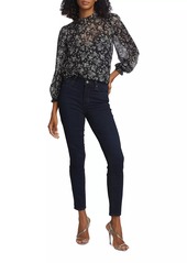 Cami NYC Nelly Floral Silk Chiffon Top