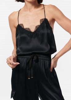 Cami NYC Racer Charmeuse Camisole In Black