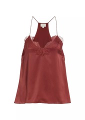 Cami NYC Racer Silk Camisole