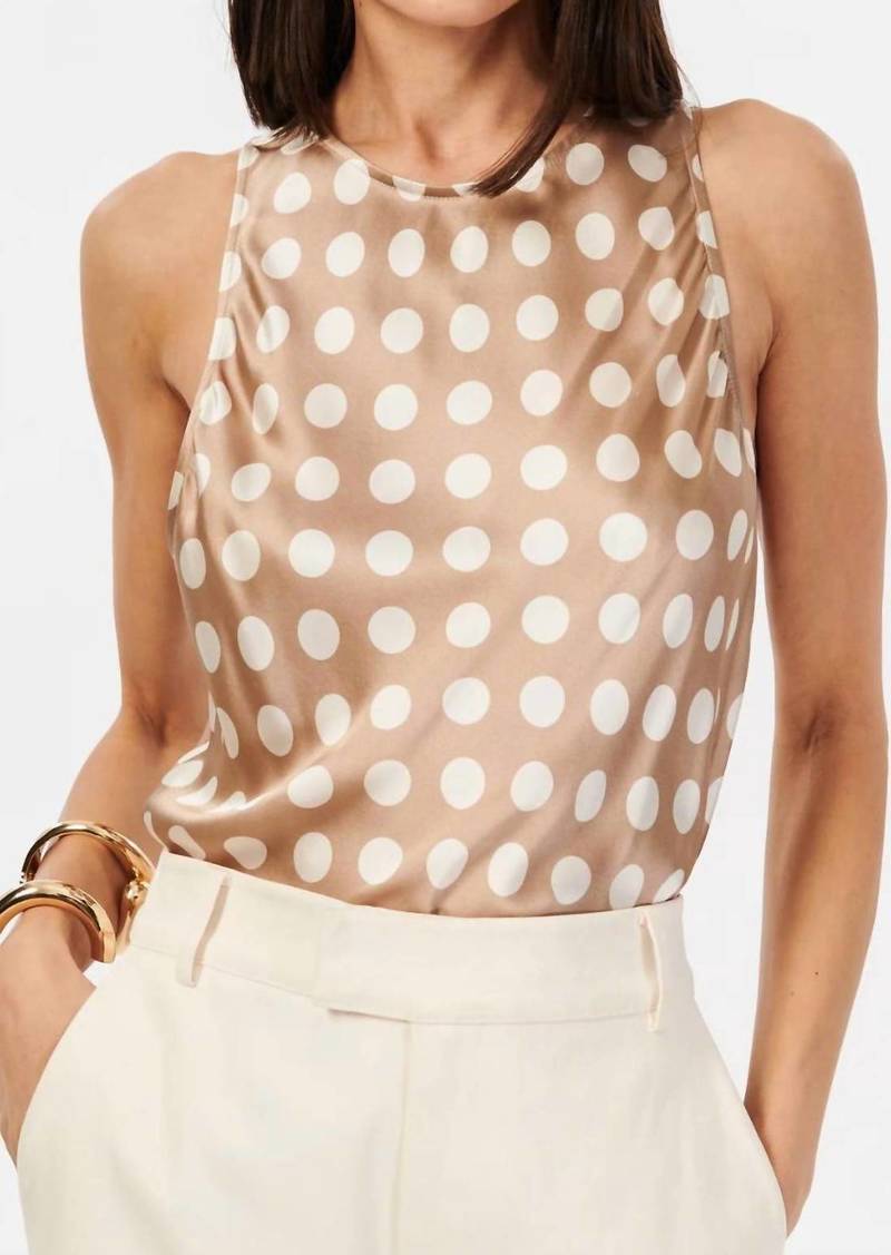 Cami NYC Racerback Camisoles In Polka Dot Brown