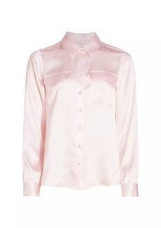 Cami NYC Rachelle Silk Long-Sleeve Shirt