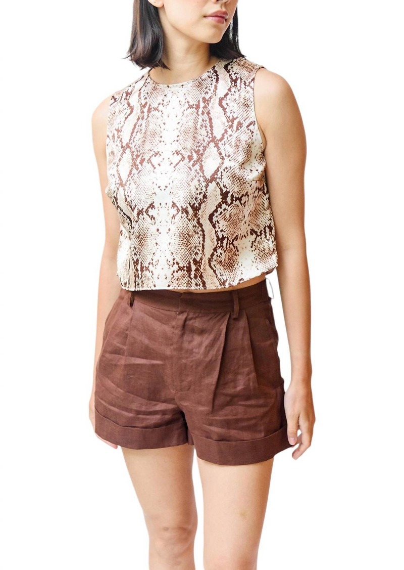 Cami NYC Romilly Top In Snake