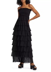 Cami NYC Stella Tiered Strapless Gown