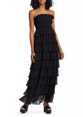 Cami NYC Stella Tiered Strapless Gown