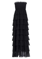 Cami NYC Stella Tiered Strapless Gown