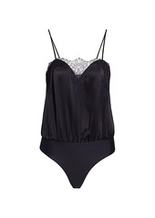Cami NYC Sweetheart Silk-Blend Lace Camisole Bodysuit