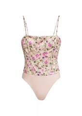 Cami NYC Tamara Floral Corset Bodysuit