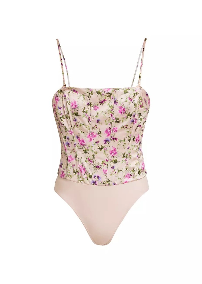 Cami NYC Tamara Floral Corset Bodysuit