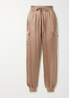 Cami NYC The Elsie Silk-blend Charmeuse Track Pants