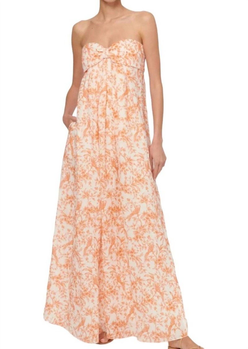 Cami NYC Trudie Maxi Dress In Papaya Toile