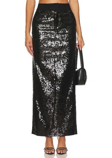 Camila Coelho Venning Sequin Maxi Skirt