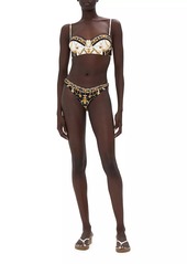 Camilla Abstract-Print Underwire Bikini Top