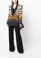 Camilla all-over zebra-print blazer