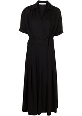 Camilla and Marc belted V-neck wrap midi dress